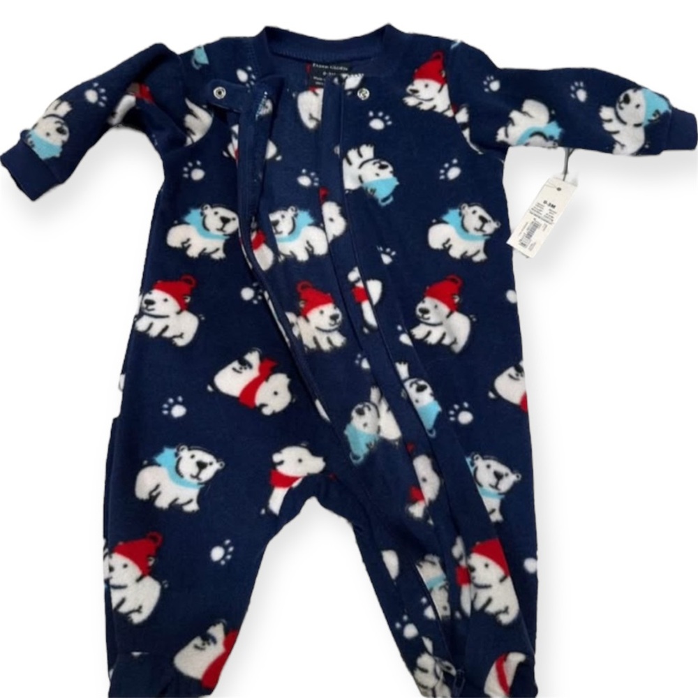 Faded Glory Polar Bear Onesie NWT - Picture 3 of 5